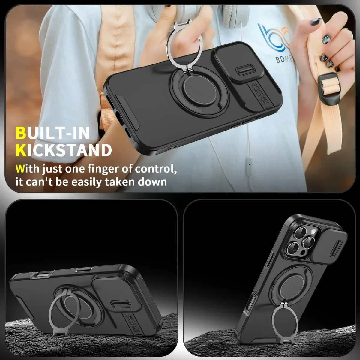 Armor Magnetic Bracket Case for iPhone Armor Magnetic Bracket Case for iPhone